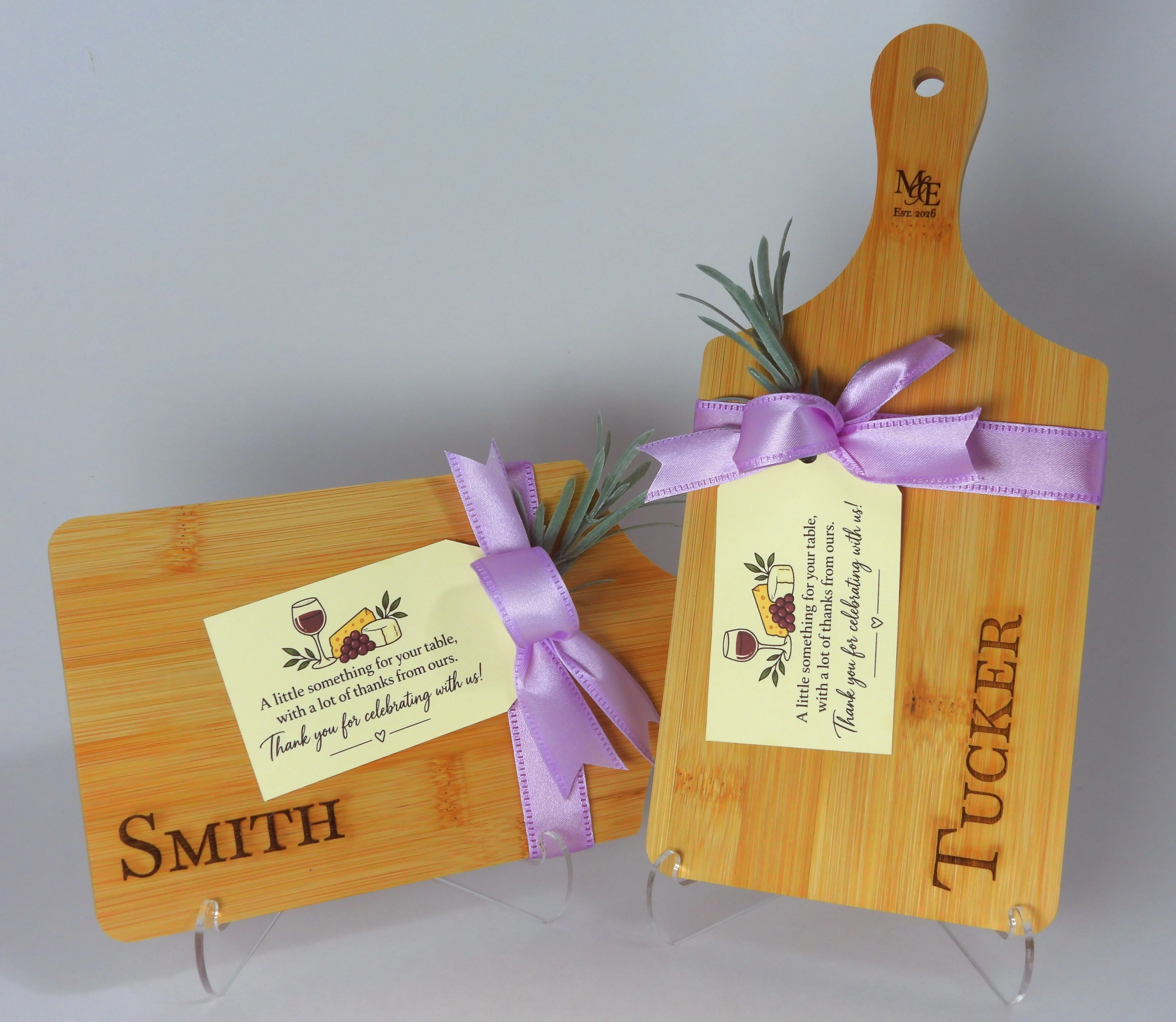 Picture of a Personalized Wooden Cutting Board.